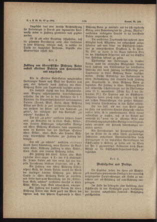 Verordnungs- und Anzeige-Blatt der k.k. General-Direction der österr. Staatsbahnen 18840729 Seite: 34