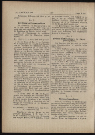 Verordnungs- und Anzeige-Blatt der k.k. General-Direction der österr. Staatsbahnen 18840729 Seite: 36