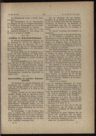 Verordnungs- und Anzeige-Blatt der k.k. General-Direction der österr. Staatsbahnen 18840729 Seite: 47