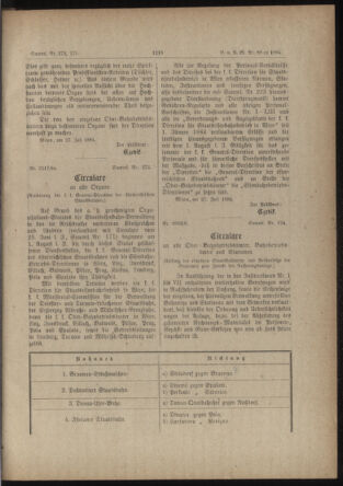 Verordnungs- und Anzeige-Blatt der k.k. General-Direction der österr. Staatsbahnen 18840730 Seite: 3