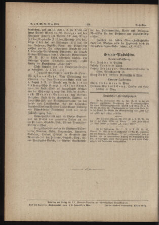 Verordnungs- und Anzeige-Blatt der k.k. General-Direction der österr. Staatsbahnen 18840815 Seite: 16