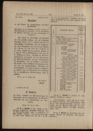 Verordnungs- und Anzeige-Blatt der k.k. General-Direction der österr. Staatsbahnen 18840815 Seite: 4