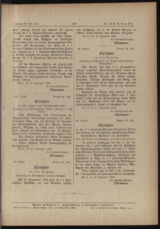 Verordnungs- und Anzeige-Blatt der k.k. General-Direction der österr. Staatsbahnen 18840920 Seite: 3