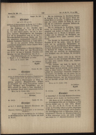 Verordnungs- und Anzeige-Blatt der k.k. General-Direction der österr. Staatsbahnen 18841018 Seite: 5