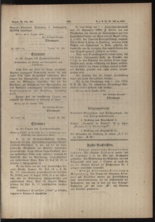 Verordnungs- und Anzeige-Blatt der k.k. General-Direction der österr. Staatsbahnen 18841018 Seite: 7