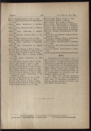 Verordnungs- und Anzeige-Blatt der k.k. General-Direction der österr. Staatsbahnen 18841025 Seite: 17