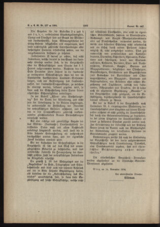 Verordnungs- und Anzeige-Blatt der k.k. General-Direction der österr. Staatsbahnen 18841123 Seite: 2