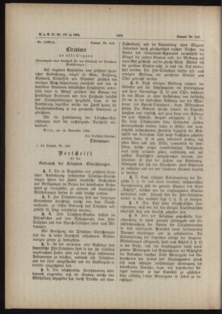 Verordnungs- und Anzeige-Blatt der k.k. General-Direction der österr. Staatsbahnen 18841123 Seite: 4