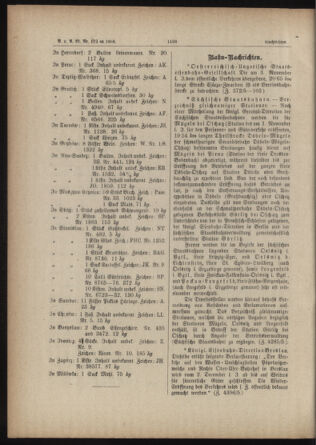 Verordnungs- und Anzeige-Blatt der k.k. General-Direction der österr. Staatsbahnen 18841214 Seite: 16