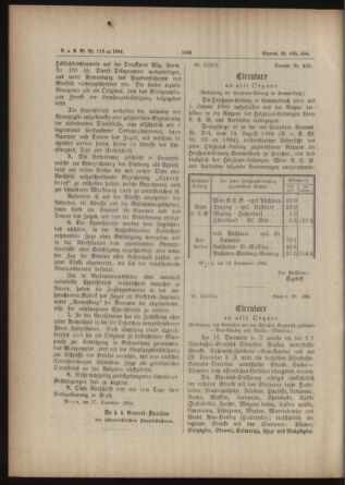 Verordnungs- und Anzeige-Blatt der k.k. General-Direction der österr. Staatsbahnen 18841221 Seite: 6