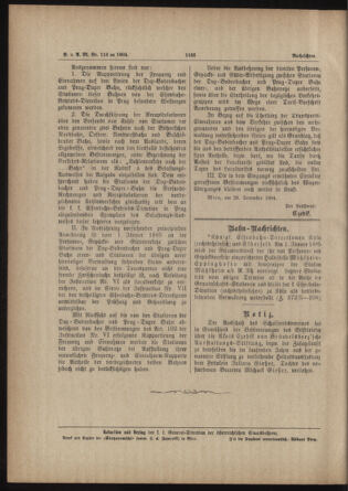 Verordnungs- und Anzeige-Blatt der k.k. General-Direction der österr. Staatsbahnen 18841229 Seite: 12