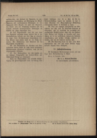 Verordnungs- und Anzeige-Blatt der k.k. General-Direction der österr. Staatsbahnen 18841230 Seite: 23