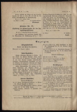 Verordnungs- und Anzeige-Blatt der k.k. General-Direction der österr. Staatsbahnen 18850111 Seite: 8