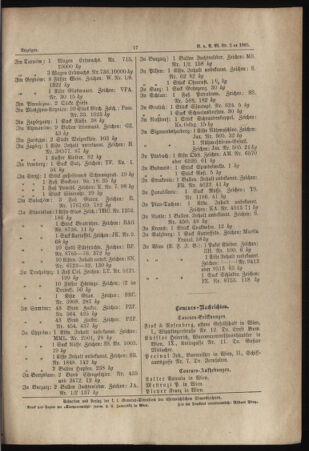 Verordnungs- und Anzeige-Blatt der k.k. General-Direction der österr. Staatsbahnen 18850119 Seite: 9