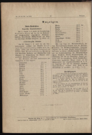 Verordnungs- und Anzeige-Blatt der k.k. General-Direction der österr. Staatsbahnen 18850122 Seite: 4