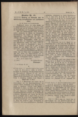 Verordnungs- und Anzeige-Blatt der k.k. General-Direction der österr. Staatsbahnen 18850203 Seite: 10