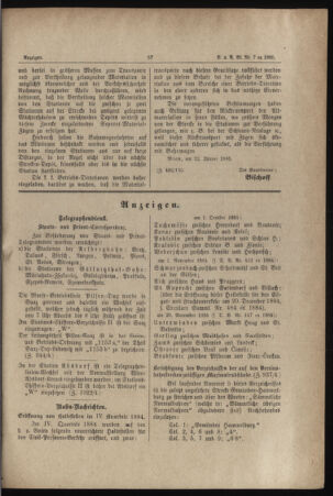 Verordnungs- und Anzeige-Blatt der k.k. General-Direction der österr. Staatsbahnen 18850203 Seite: 13