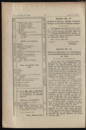 Verordnungs- und Anzeige-Blatt der k.k. General-Direction der österr. Staatsbahnen 18850203 Seite: 8