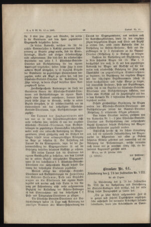 Verordnungs- und Anzeige-Blatt der k.k. General-Direction der österr. Staatsbahnen 18850220 Seite: 2