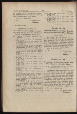 Verordnungs- und Anzeige-Blatt der k.k. General-Direction der österr. Staatsbahnen 18850220 Seite: 4