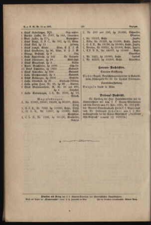 Verordnungs- und Anzeige-Blatt der k.k. General-Direction der österr. Staatsbahnen 18850307 Seite: 6