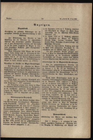 Verordnungs- und Anzeige-Blatt der k.k. General-Direction der österr. Staatsbahnen 18850314 Seite: 5