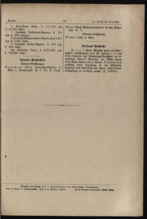 Verordnungs- und Anzeige-Blatt der k.k. General-Direction der österr. Staatsbahnen 18850314 Seite: 7