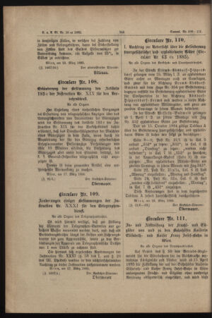 Verordnungs- und Anzeige-Blatt der k.k. General-Direction der österr. Staatsbahnen 18850329 Seite: 2