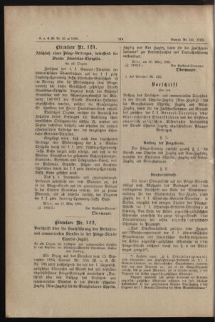 Verordnungs- und Anzeige-Blatt der k.k. General-Direction der österr. Staatsbahnen 18850405 Seite: 8