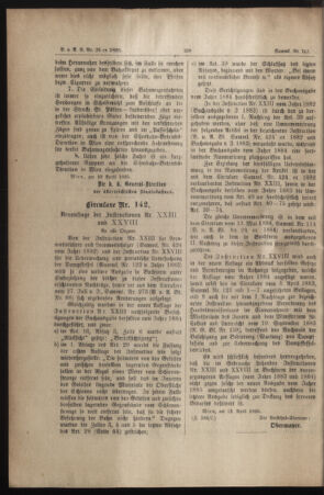 Verordnungs- und Anzeige-Blatt der k.k. General-Direction der österr. Staatsbahnen 18850420 Seite: 16