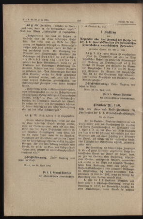 Verordnungs- und Anzeige-Blatt der k.k. General-Direction der österr. Staatsbahnen 18850420 Seite: 24