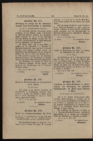 Verordnungs- und Anzeige-Blatt der k.k. General-Direction der österr. Staatsbahnen 18850426 Seite: 4