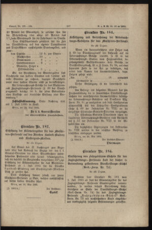 Verordnungs- und Anzeige-Blatt der k.k. General-Direction der österr. Staatsbahnen 18850522 Seite: 3