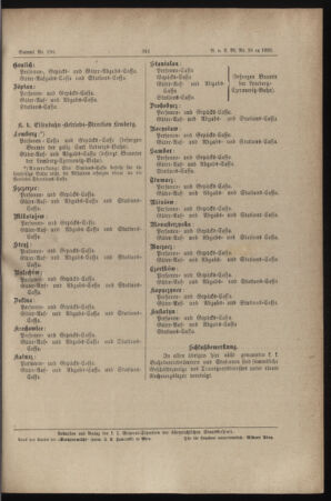 Verordnungs- und Anzeige-Blatt der k.k. General-Direction der österr. Staatsbahnen 18850606 Seite: 7