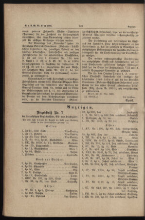 Verordnungs- und Anzeige-Blatt der k.k. General-Direction der österr. Staatsbahnen 18850607 Seite: 20