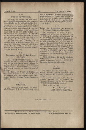 Verordnungs- und Anzeige-Blatt der k.k. General-Direction der österr. Staatsbahnen 18850704 Seite: 5