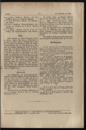 Verordnungs- und Anzeige-Blatt der k.k. General-Direction der österr. Staatsbahnen 18850705 Seite: 7