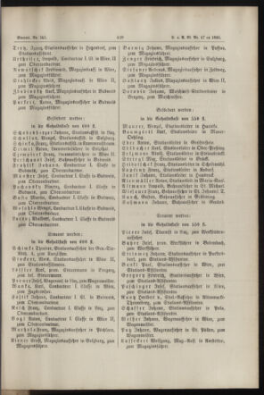 Verordnungs- und Anzeige-Blatt der k.k. General-Direction der österr. Staatsbahnen 18850707 Seite: 11