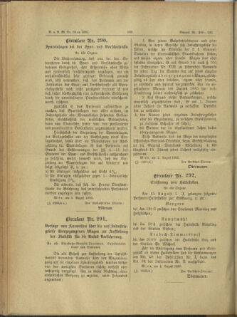 Verordnungs- und Anzeige-Blatt der k.k. General-Direction der österr. Staatsbahnen 18850808 Seite: 4