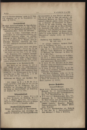 Verordnungs- und Anzeige-Blatt der k.k. General-Direction der österr. Staatsbahnen 18850814 Seite: 11