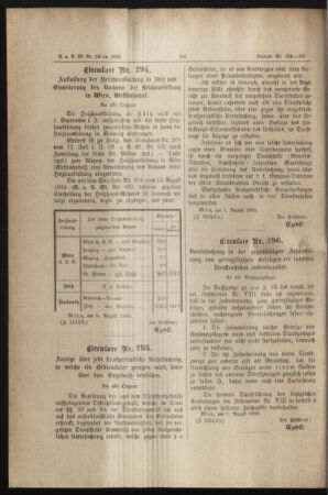 Verordnungs- und Anzeige-Blatt der k.k. General-Direction der österr. Staatsbahnen 18850814 Seite: 2