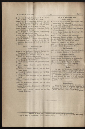 Verordnungs- und Anzeige-Blatt der k.k. General-Direction der österr. Staatsbahnen 18850819 Seite: 12