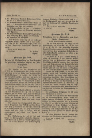 Verordnungs- und Anzeige-Blatt der k.k. General-Direction der österr. Staatsbahnen 18850819 Seite: 5