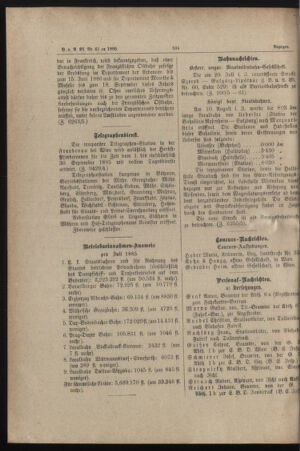 Verordnungs- und Anzeige-Blatt der k.k. General-Direction der österr. Staatsbahnen 18850827 Seite: 4