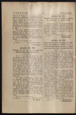 Verordnungs- und Anzeige-Blatt der k.k. General-Direction der österr. Staatsbahnen 18850925 Seite: 6