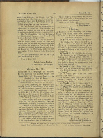 Verordnungs- und Anzeige-Blatt der k.k. General-Direction der österr. Staatsbahnen 18851017 Seite: 12