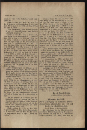 Verordnungs- und Anzeige-Blatt der k.k. General-Direction der österr. Staatsbahnen 18851019 Seite: 17