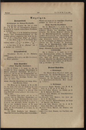 Verordnungs- und Anzeige-Blatt der k.k. General-Direction der österr. Staatsbahnen 18851019 Seite: 19