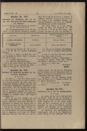 Verordnungs- und Anzeige-Blatt der k.k. General-Direction der österr. Staatsbahnen 18851028 Seite: 3