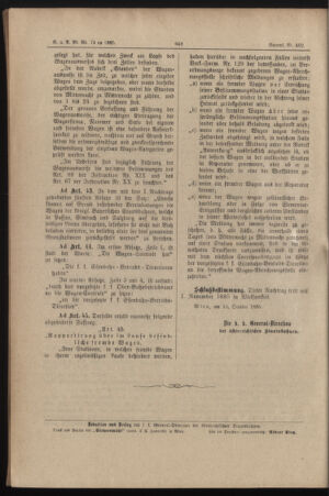 Verordnungs- und Anzeige-Blatt der k.k. General-Direction der österr. Staatsbahnen 18851028 Seite: 30